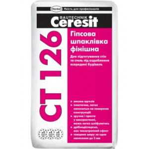 Шпаклевка гипсовая финишная Ceresit CT-126 ( 25 кг) RAMKABUD RAMKABUD- Купить стройматериалы для кровли и фасада