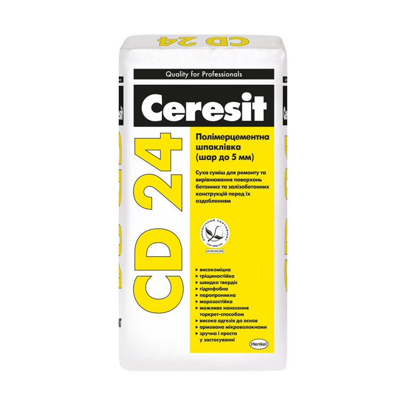 Полимерцементная шпаклевка  Ceresit CD 24 RAMKABUD 2 Полимерцементная шпаклевка  Ceresit CD 24 RAMKABUD RAMKABUD- Купить стройматериалы для кровли и фасада 2