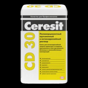 Ceresit CD 30 — Минеральная смесь — для защиты арматуры от коррозии RAMKABUD RAMKABUD- Купить стройматериалы для кровли и фасада