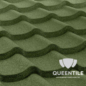 Композитная черепица QueenTile Standard Green  3-тайловый RAMKABUD Композитная черепица QueenTile Standard Green  3-тайловый RAMKABUD RAMKABUD- Купить стройматериалы для кровли и фасада