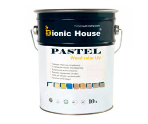 Краска для дерева PASTEL Wood Color Bionic-House 10л Арктик Р201 RAMKABUD Краска для дерева PASTEL Wood Color Bionic-House 10л Арктик Р201 RAMKABUD RAMKABUD- Купить стройматериалы для кровли и фасада