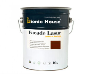 Краска для дерева FACADE LASUR Bionic-House 10л Шоколад А109 RAMKABUD Краска для дерева FACADE LASUR Bionic-House 10л Шоколад А109 RAMKABUD RAMKABUD- Купить стройматериалы для кровли и фасада