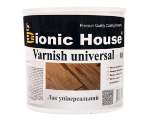 Лак для дерева универсальный Bionic-House 0,8л Бесцветный Глянцевый RAMKABUD Лак для дерева универсальный Bionic-House 0,8л Бесцветный Глянцевый RAMKABUD RAMKABUD- Купить стройматериалы для кровли и фасада