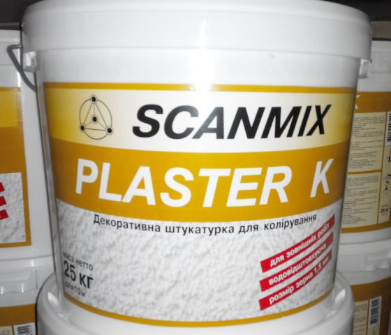 Фасадная штукатурка барашек Scanmix PLASTER К1,5(25 кг) RAMKABUD 2 Фасадная штукатурка барашек Scanmix PLASTER К1,5(25 кг) RAMKABUD RAMKABUD- Купить стройматериалы для кровли и фасада 2