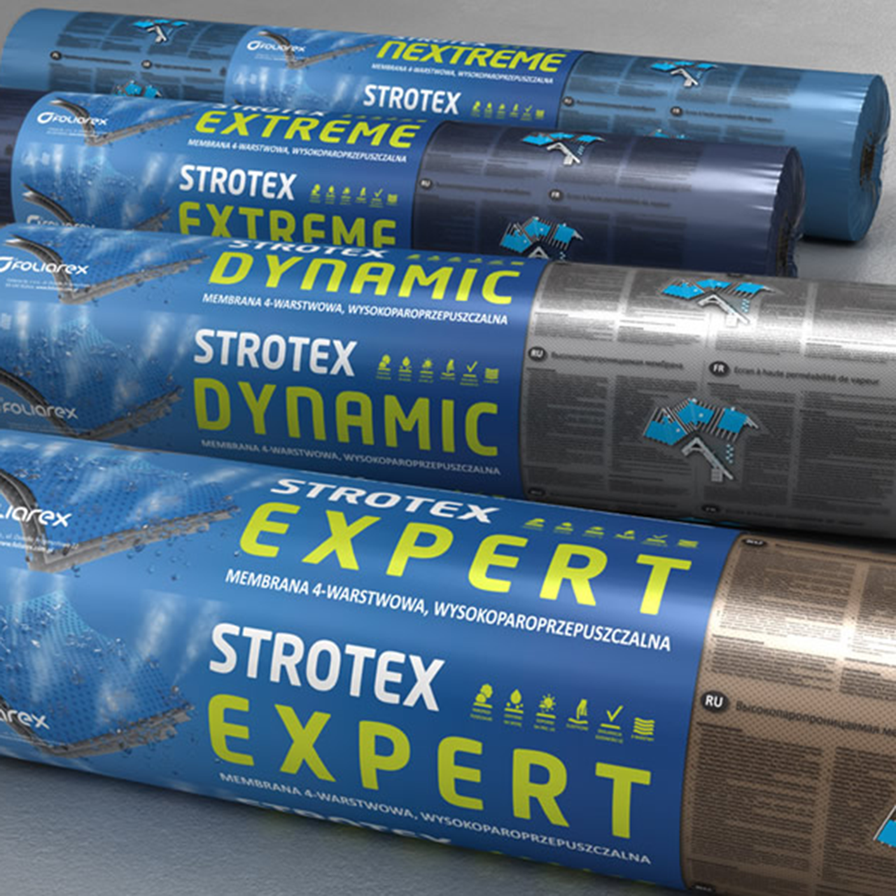 Cупердиффузионная мембрана Strotex Dynamic RAMKABUD 2 Cупердиффузионная мембрана Strotex Dynamic RAMKABUD RAMKABUD- Купить стройматериалы для кровли и фасада 2