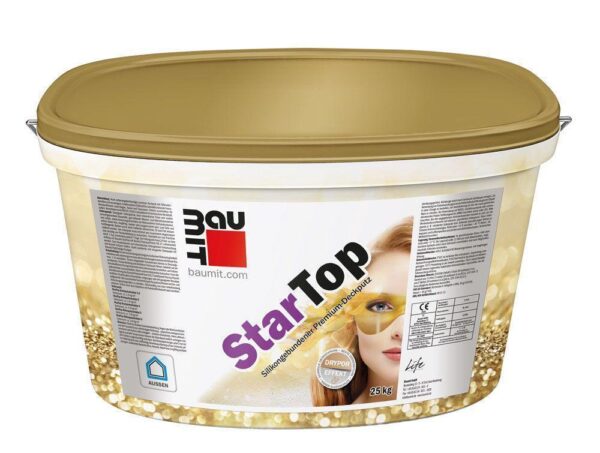 Baumit StarTop Декоративная фасадная штукатурка барашек для ярких цветов 3,0 к  25 кг RAMKABUD RAMKABUD- Купить стройматериалы для кровли и фасада 2