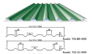 Профнастил RanTech T-35 RAL 8017 mat 0,43 мм. RAMKABUD Профнастил RanTech T-35 RAL 8017 mat 0,43 мм. RAMKABUD RAMKABUD- Купить стройматериалы для кровли и фасада