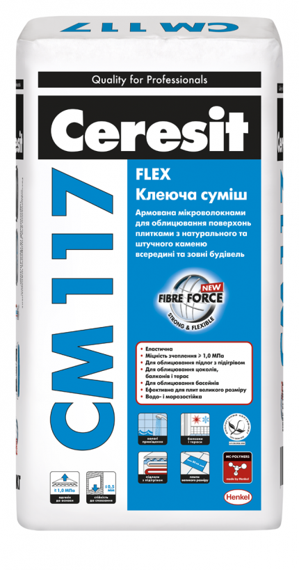 Клей для плитки Ceresit CM-117, 25кг RAMKABUD Клей для плитки Ceresit CM-117, 25кг RAMKABUD RAMKABUD- Купить стройматериалы для кровли и фасада