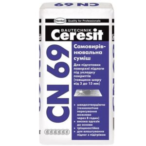 Ceresit CN-69 (25кг) Самовыравнивающаяся смесь (3-15мм) RAMKABUD RAMKABUD- Купить стройматериалы для кровли и фасада