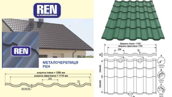 Металлочерепица REN 0,5 мм RAL 3016 PE 25 MK — Pruszynski RAMKABUD RAMKABUD- Купить стройматериалы для кровли и фасада 2