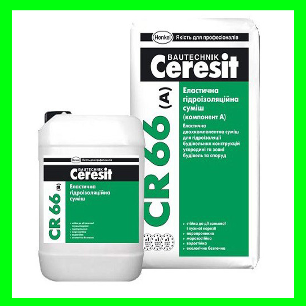 Ceresit CR-66, гидроизоляционная смесь двухкомпонентная эластичная 17 кг + 5л RAMKABUD 2 Ceresit CR-66, гидроизоляционная смесь двухкомпонентная эластичная 17 кг + 5л RAMKABUD RAMKABUD- Купить стройматериалы для кровли и фасада 2