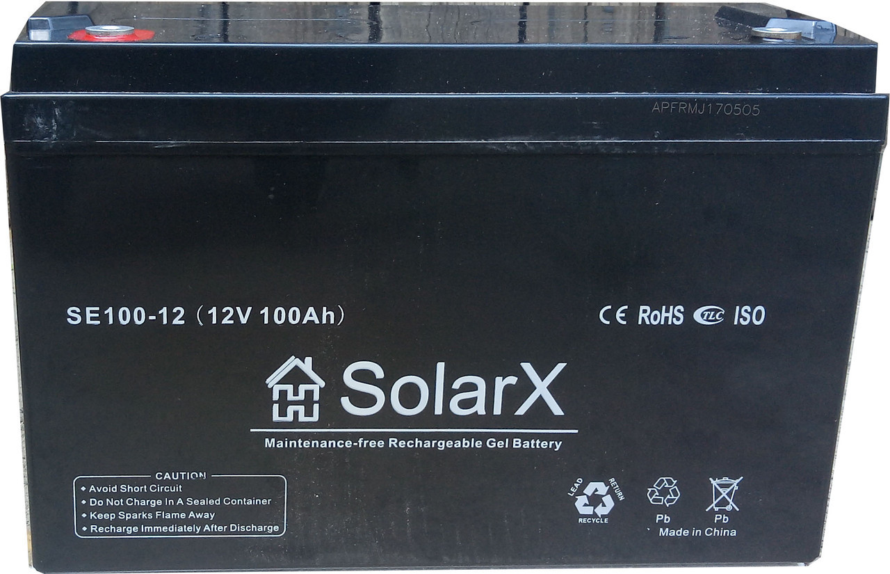 Гелевый аккумулятор SolarX SXG100-12 (12V 100Ah) RAMKABUD 2 Гелевый аккумулятор SolarX SXG100-12 (12V 100Ah) RAMKABUD RAMKABUD- Купить стройматериалы для кровли и фасада 2