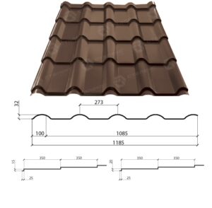 Металлочерепица AFINA PEMA RAL 8017 0,45 Optima Steel — Сталекс RAMKABUD Металлочерепица AFINA PEMA RAL 8017 0,45 Optima Steel — Сталекс RAMKABUD RAMKABUD- Купить стройматериалы для кровли и фасада