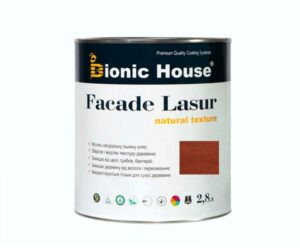 Краска для дерева FACADE LASUR Bionic-House 2,8л Марсала RAMKABUD Краска для дерева FACADE LASUR Bionic-House 2,8л Марсала RAMKABUD RAMKABUD- Купить стройматериалы для кровли и фасада