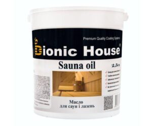Масло для обработки саун Bionic-House 2,5л Бесцветный RAMKABUD Масло для обработки саун Bionic-House 2,5л Бесцветный RAMKABUD RAMKABUD- Купить стройматериалы для кровли и фасада