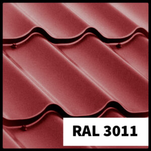 Металлочерепица Rauni RAL 3011 (красная) PE 0,45 Standart RAMKABUD Металлочерепица Rauni RAL 3011 (красная) PE 0,45 Standart RAMKABUD RAMKABUD- Купить стройматериалы для кровли и фасада