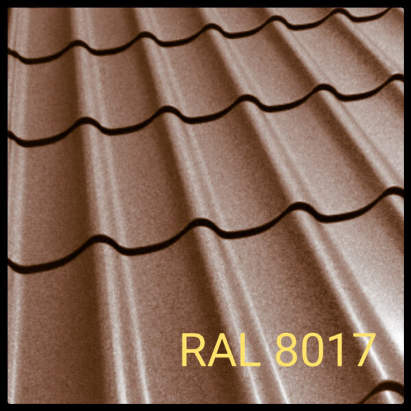Металлочерепица Rauni RAL 8017 (коричневая) MAT 0,45 Standart RAMKABUD RAMKABUD- Купить стройматериалы для кровли и фасада 2