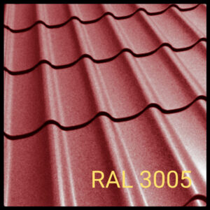 Металлочерепица Rauni Premium RAL 3005 (бордовая) MAT 0,45 RAMKABUD Металлочерепица Rauni Premium RAL 3005 (бордовая) MAT 0,45 RAMKABUD RAMKABUD- Купить стройматериалы для кровли и фасада