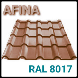 Металлочерепица AFINA™ 0,45 мм PE RAL 8017 Метипол RAMKABUD Металлочерепица AFINA™ 0,45 мм PE RAL 8017 Метипол RAMKABUD RAMKABUD- Купить стройматериалы для кровли и фасада