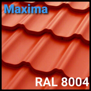 Металлочерепица RAL 8004 MAXIMA 0,45 мм PEMA — Optima Steel RAMKABUD Металлочерепица RAL 8004 MAXIMA 0,45 мм PEMA — Optima Steel RAMKABUD RAMKABUD- Купить стройматериалы для кровли и фасада