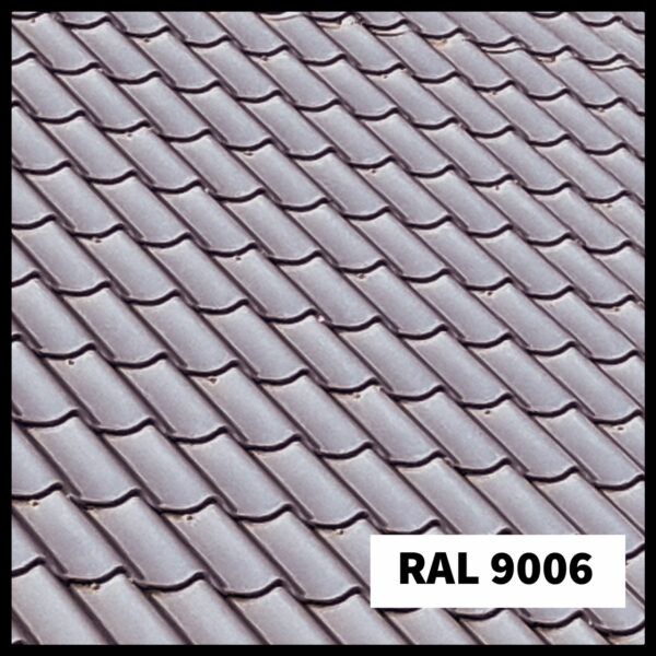 Металлочерепица Rauni Premium | RAL 9006 | PE 0,45 мм | Юж.Корея | RAMKABUD RAMKABUD- Купить стройматериалы для кровли и фасада 2