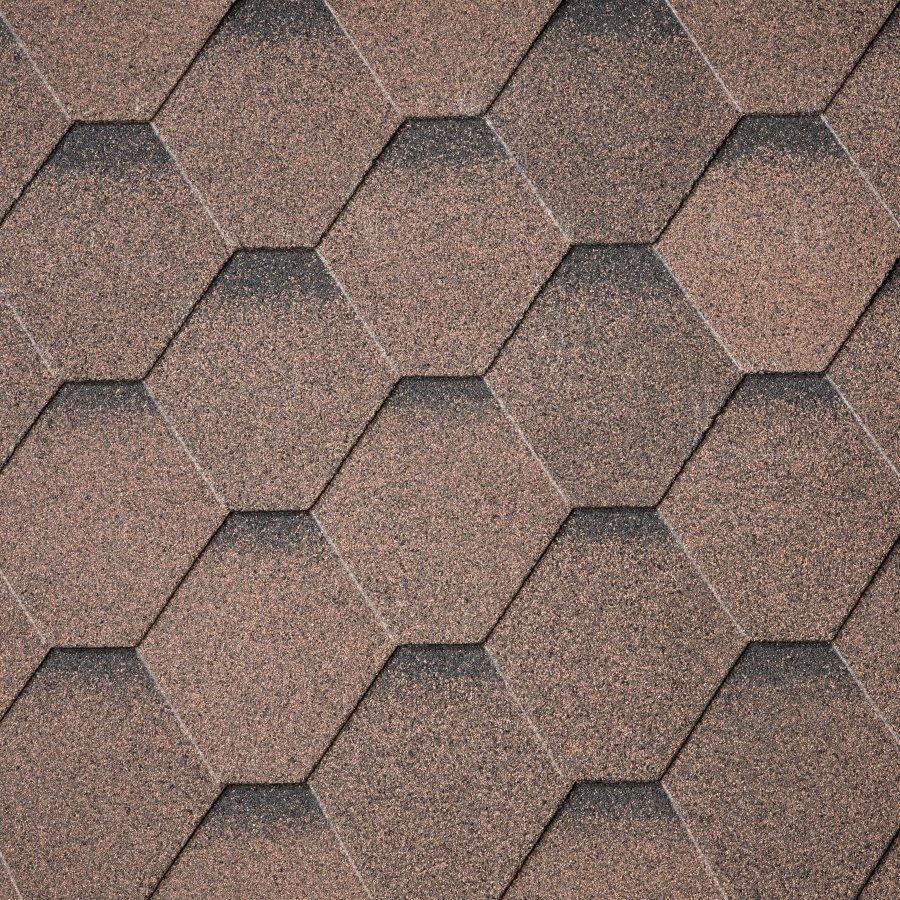 Бітумна черепиця Superglass Hex (27) Dual Brown ultra RAMKABUD 2 Бітумна черепиця Superglass Hex (27) Dual Brown ultra RAMKABUD RAMKABUD- Купить стройматериалы для кровли и фасада 2