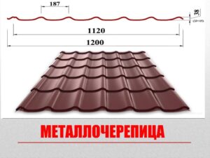 Купить металлочерепицу «Классик» 0,5 мм Коричневая матовая RAMKABUD RAMKABUD- Купить стройматериалы для кровли и фасада