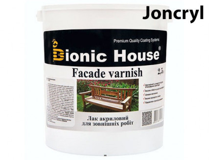 Профессиональный лак для дерева Joncryl + Colour 10 L (для наружных работ) RAMKABUD 2 Профессиональный лак для дерева Joncryl + Colour 10 L (для наружных работ) RAMKABUD RAMKABUD- Купить стройматериалы для кровли и фасада 2
