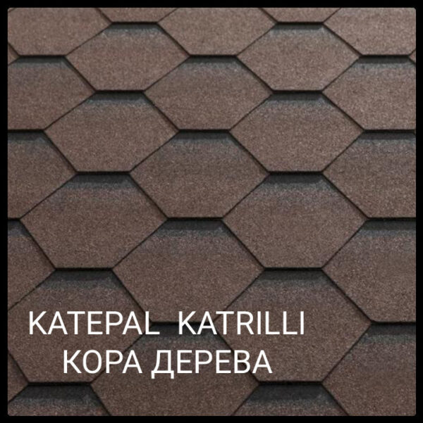 Katepal  Katrilli (Кора дерева) Финская Битумная черепица RAMKABUD RAMKABUD- Купить стройматериалы для кровли и фасада 2