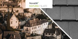 Композитная черепица Novatik NATURA SLATE silver moon (серебристый серый) RAMKABUD Композитная черепица Novatik NATURA SLATE silver moon (серебристый серый) RAMKABUD RAMKABUD- Купить стройматериалы для кровли и фасада