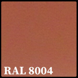 Гладкий Лист 0,7 мм | PE | MittalSteel | RAL 8004 RAMKABUD RAMKABUD- Купить стройматериалы для кровли и фасада