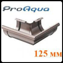 Угол жёлоба наружный ProAqua Ø125 (система 125/90) RAMKABUD RAMKABUD- Купить стройматериалы для кровли и фасада