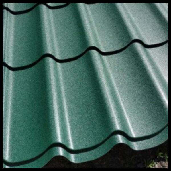 Металлочерепица 0,45 мм Matt 6005 green — зелёный мох (Китай) RAMKABUD RAMKABUD- Купить стройматериалы для кровли и фасада 2