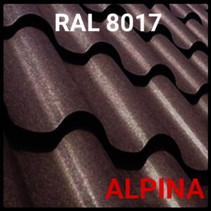 Металлочерепица RAL 8017 ALPINA 0,45 мм PEMA (Optima Steel) RAMKABUD Металлочерепица RAL 8017 ALPINA 0,45 мм PEMA (Optima Steel) RAMKABUD RAMKABUD- Купить стройматериалы для кровли и фасада