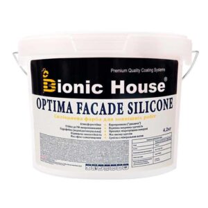 Optima Facade Silicone — Износоустойчивая гидрофобная силикон-акриловая краска для минеральных фасадов RAMKABUD Optima Facade Silicone — Износоустойчивая гидрофобная силикон-акриловая краска для минеральных фасадов RAMKABUD RAMKABUD- Купить стройматериалы для кровли и фасада