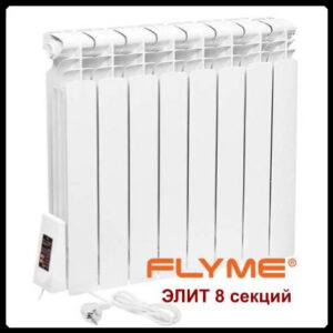 Электрорадиатор Flyme Elite 8 секций / 910 Ватт / левое подключение RAMKABUD Электрорадиатор Flyme Elite 8 секций / 910 Ватт / левое подключение RAMKABUD RAMKABUD- Купить стройматериалы для кровли и фасада