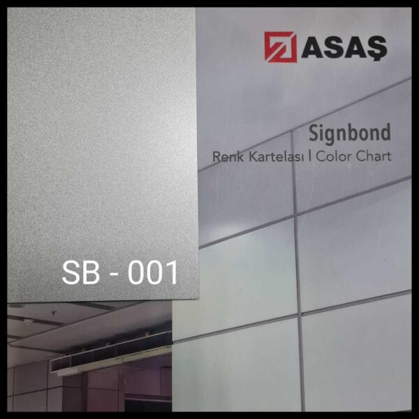 Интерьерные композитные панели ТМ — Signbond 3 мм SB-001 Серебро RAMKABUD RAMKABUD- Купить стройматериалы для кровли и фасада 2