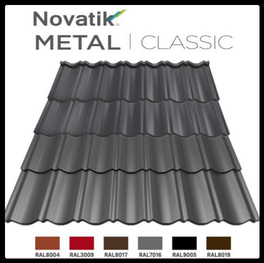 Модульная металлочерепица Novatik Metal Classic Duo МАТ Voestalpine 0,5 мм RAL 3009 RAMKABUD 2 Модульная металлочерепица Novatik Metal Classic Duo МАТ Voestalpine 0,5 мм RAL 3009 RAMKABUD RAMKABUD- Купить стройматериалы для кровли и фасада 2