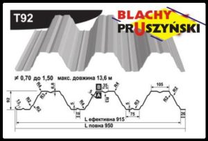 Профнастил Т 92 • 0,88 мм ZN • Прушински • RAMKABUD Профнастил Т 92 • 0,88 мм ZN • Прушински • RAMKABUD RAMKABUD- Купить стройматериалы для кровли и фасада