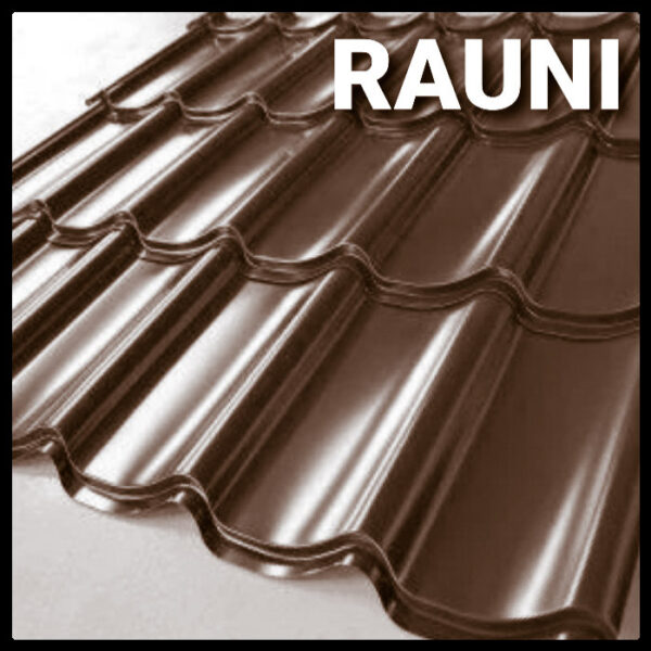 Металлочерепица | RAL 8017 | Rauni Premium 450 мм | PE 0,45 мм | Южная Корея | RAMKABUD RAMKABUD- Купить стройматериалы для кровли и фасада 2