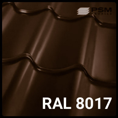 Металлочерепица ПСМ профиль  (коричневая) RAL 8017 / 0,5 мм RAMKABUD 2 Металлочерепица ПСМ профиль  (коричневая) RAL 8017 / 0,5 мм RAMKABUD RAMKABUD- Купить стройматериалы для кровли и фасада 2