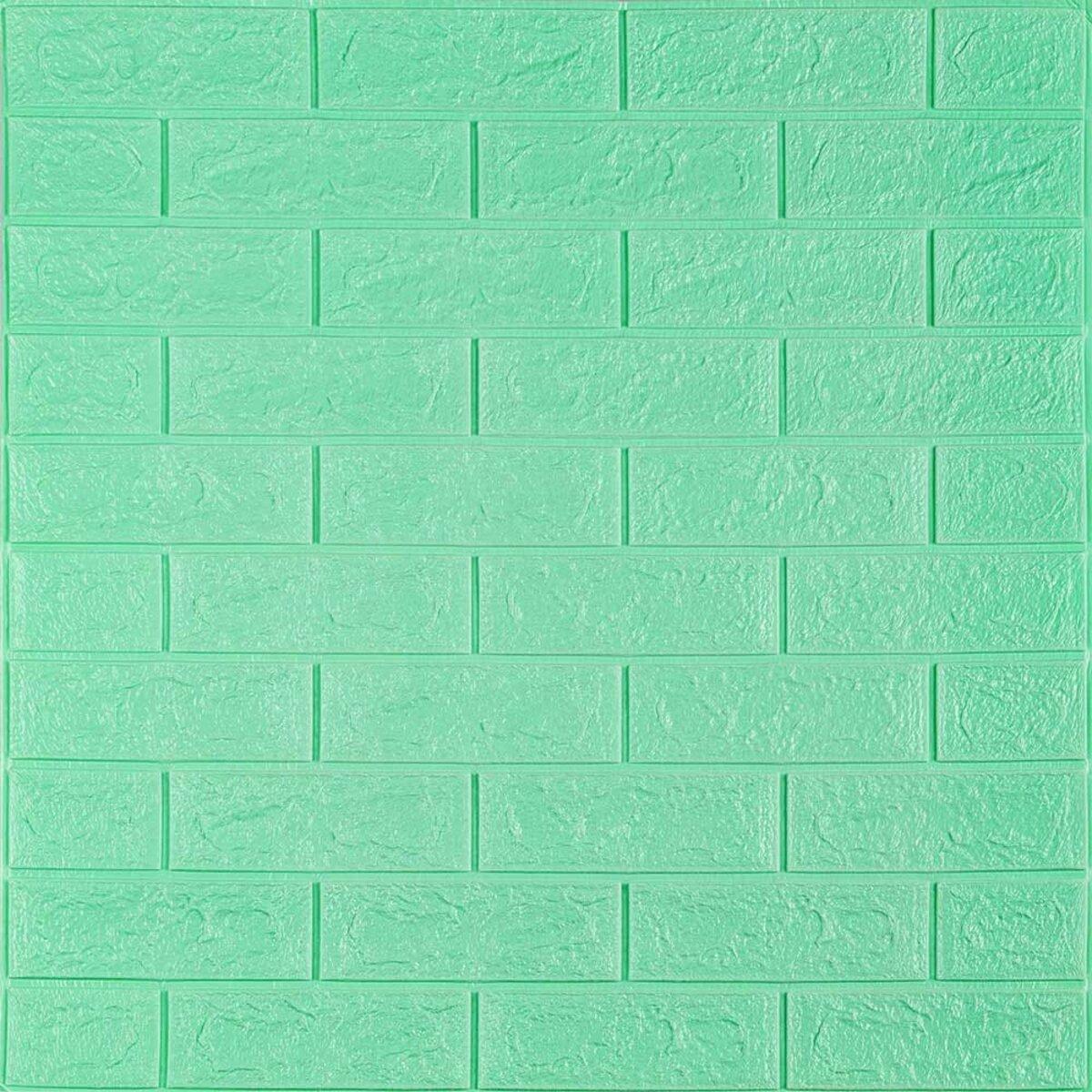 3D панель самоклеющаяся кирпич Мята 700x770x5мм (012-5) SW-00000148 RAMKABUD 2 3D панель самоклеющаяся кирпич Мята 700x770x5мм (012-5) SW-00000148 RAMKABUD RAMKABUD- Купить стройматериалы для кровли и фасада 2