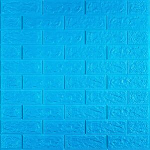3D панель самоклеющаяся кирпич Синий 700х770х5мм (003-5) SW-00000154 RAMKABUD 3D панель самоклеющаяся кирпич Синий 700х770х5мм (003-5) SW-00000154 RAMKABUD RAMKABUD- Купить стройматериалы для кровли и фасада