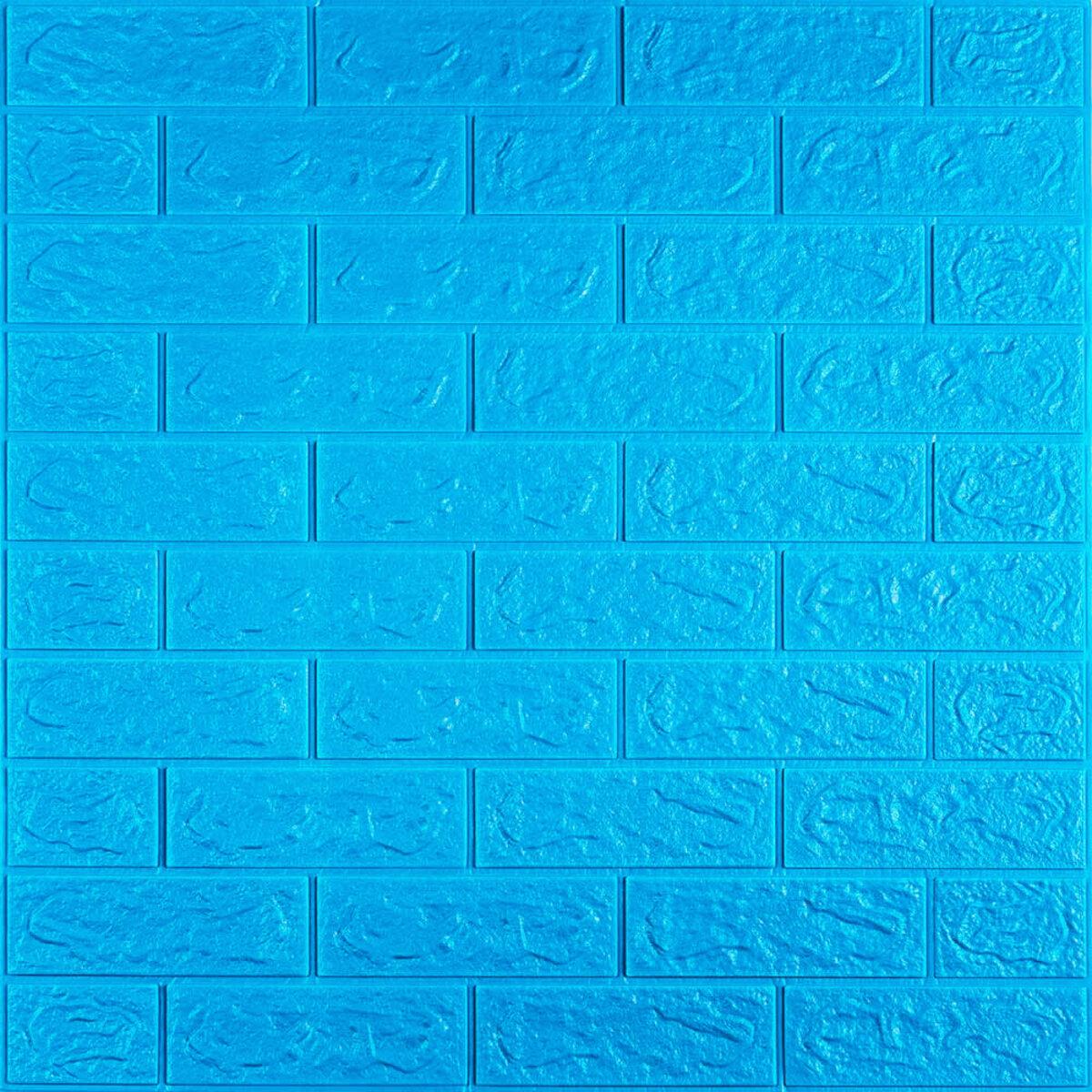 3D панель самоклеющаяся кирпич Синий 700х770х5мм (003-5) SW-00000154 RAMKABUD 2 3D панель самоклеющаяся кирпич Синий 700х770х5мм (003-5) SW-00000154 RAMKABUD RAMKABUD- Купить стройматериалы для кровли и фасада 2