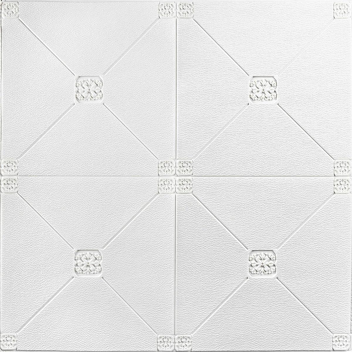 Самоклеющаяся декоративная потолочно-стеновая 3D панель плитка 700x700x4.5мм (164) SW-00000181 RAMKABUD 2 Самоклеющаяся декоративная потолочно-стеновая 3D панель плитка 700x700x4.5мм (164) SW-00000181 RAMKABUD RAMKABUD- Купить стройматериалы для кровли и фасада 2