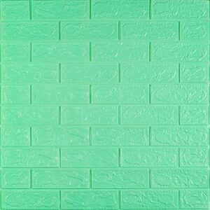 3D панель самоклеющаяся кирпич Мята 700x770x3мм (012-3) SW-00000233 RAMKABUD 3D панель самоклеющаяся кирпич Мята 700x770x3мм (012-3) SW-00000233 RAMKABUD RAMKABUD- Купить стройматериалы для кровли и фасада