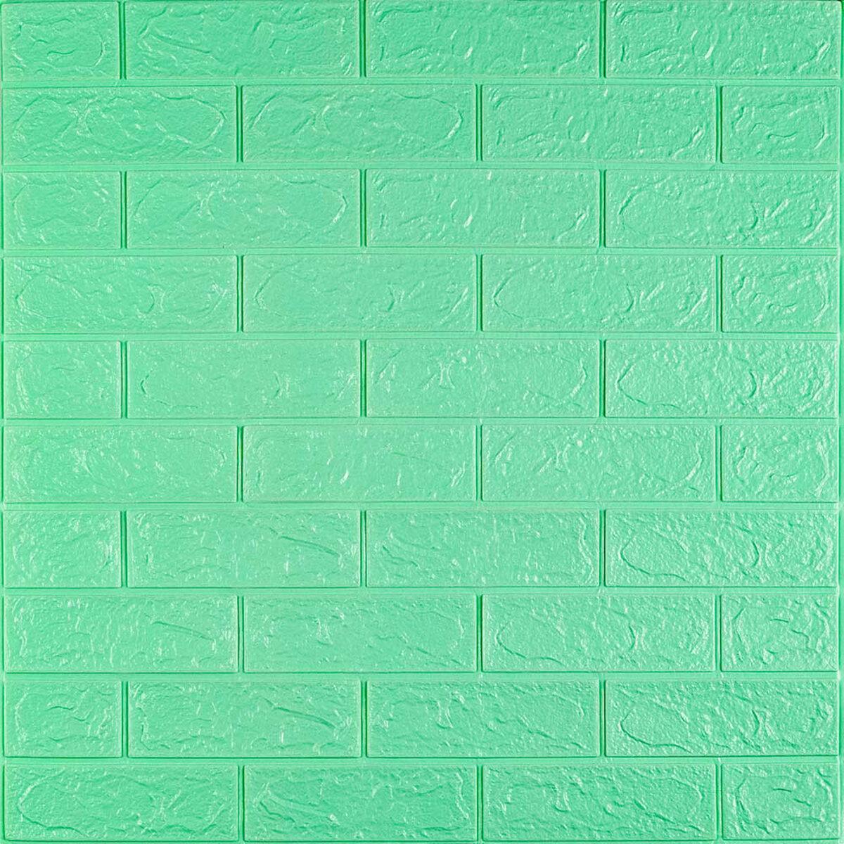 3D панель самоклеющаяся кирпич Мята 700x770x3мм (012-3) SW-00000233 RAMKABUD 2 3D панель самоклеющаяся кирпич Мята 700x770x3мм (012-3) SW-00000233 RAMKABUD RAMKABUD- Купить стройматериалы для кровли и фасада 2