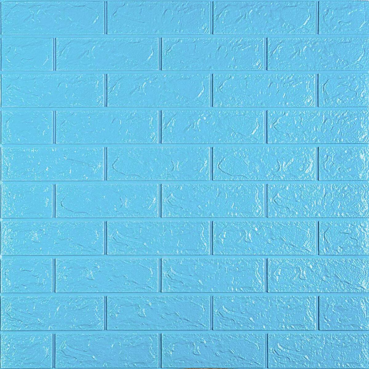 3D панель самоклеющаяся кирпич Голубой 700x770x5мм (005-5) SW-00000297 RAMKABUD 2 3D панель самоклеющаяся кирпич Голубой 700x770x5мм (005-5) SW-00000297 RAMKABUD RAMKABUD- Купить стройматериалы для кровли и фасада 2