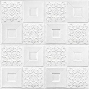 Самоклеющаяся декоративная потолочно-стеновая 3D панель фигуры 700x700x5мм (114) SW-00000006 RAMKABUD Самоклеющаяся декоративная потолочно-стеновая 3D панель фигуры 700x700x5мм (114) SW-00000006 RAMKABUD RAMKABUD- Купить стройматериалы для кровли и фасада