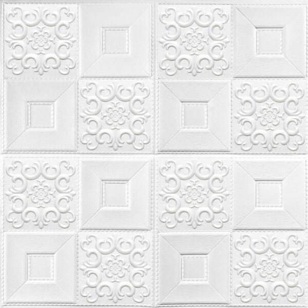 Самоклеющаяся декоративная потолочно-стеновая 3D панель фигуры 700x700x5мм (114) SW-00000006 RAMKABUD RAMKABUD- Купить стройматериалы для кровли и фасада 2